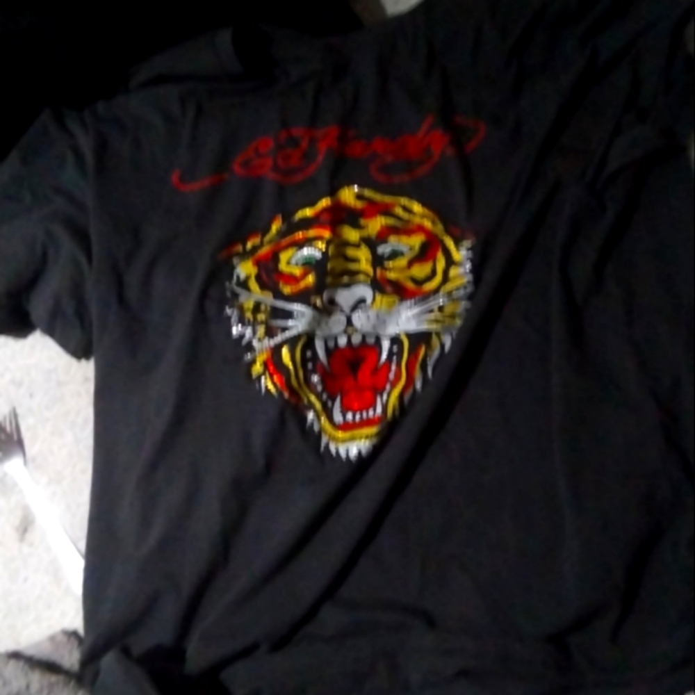 Vintage ed Hardy tiger shirt